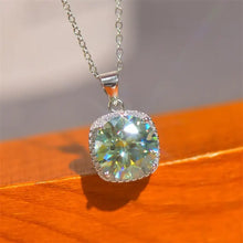 5 Carat Moissanite 925 Sterling Silver Pendant Necklace Necklaces