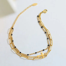 Titanium Steel Three-Layered Bracelet Bracelets