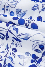 Smocked Printed Square Neck Puff Sleeve Dress Woman Casual Dress