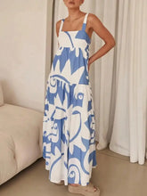 Printed Tiered Square Neck Maxi Dress Woman Maxi Dress