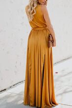 Surplice Tie Waist Maxi Dress Woman Maxi Dress