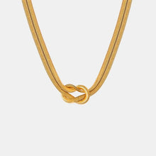 Titanium Steel Knot Necklace Necklaces