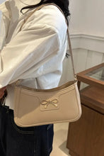 Bow Trim PU Leather Shoulder Bag Shoulder Bags