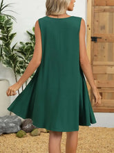 Round Neck Sleeveless Dress Casual Dresses