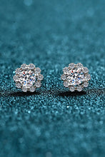 Moissanite Floral-Shaped Stud Earrings Earrings