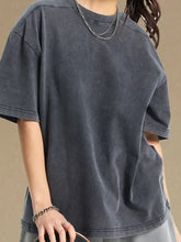 Men's Round Neck Half Sleeve T-Shirt Black Mens Tops