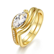 1 Carat Moissanite 925 Sterling Silver 2pcs Ring Set Fine Jewelry