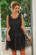 Tied Scoop Neck Mini Cami Dress Cocktail Dress
