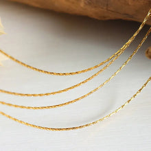 18K Gold-Plated Multi-Layer Clavicle Chain Necklace Necklaces