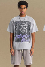 Men's Graphic Round Neck Short Sleeve T-Shirt Mens Tops