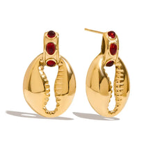18K Gold-Plated Stainless Steel Shell Shape Earrings Earrings