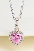 1 Carat Moissanite Heart Pendant Necklace Necklaces
