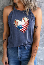 US Flag Heart Graphic Tank Tanks & Camis