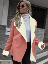Open Front Long Sleeve Jacket Woman Outerwear