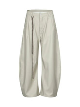 Men's Wide Leg Pants Apricot Woman Sweatpants