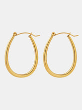 18K Gold-Plated Titanium Steel Earrings Earrings
