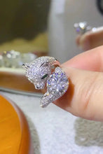 2 Carat Moissanite Adjustable Animal Ring Rings