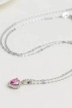 1 Carat Moissanite Heart Pendant Necklace Necklaces