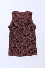 Printed Round Neck Tank Tanks & Camis
