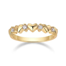 925 Sterling Silver Moissanite Heart Ring Fine Jewelry