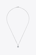 1 Carat Moissanite Pendant Platinum-Plated Necklace Necklaces