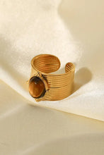 18K Gold-Plated Wide Open Ring Rings