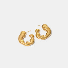 Stainless Steel C-Hoop Earrings Fashion Jewelry