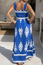 Printed Square Neck Cami Dress Casual Dresses