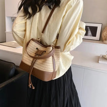 Straw Braided Shoulder Bag Shoulder Bags
