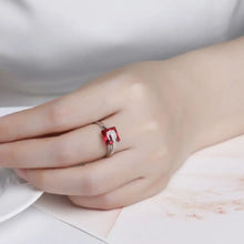 925 Sterling Silver Inlaid Zircon Ring Rings