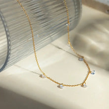 Stainless Steel Rhinestone Charm Necklace Fashion Jewelry