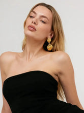 18K Gold-Plated Stainless Steel Square Earrings Earrings