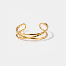 Minimalist Stainless Steel Cuff Bracelet Gold One Size Necklaces