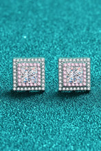 Moissanite Square Stud Earrings Earrings