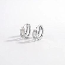 925 Sterling Silver Huggie Earrings Earrings