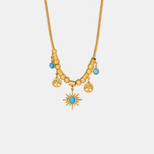 Gold-Plated Titanium Steel Charm Necklace Necklaces