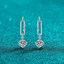 2 Carat Moissanite 925 Sterling Silver Earrings Earrings