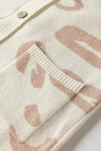 Leopard V Neck Button Down Cardigan Woman Outerwear