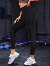 High Waist Active Leggings Black Woman Leggings