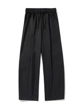 Men's Side Ruched Wide Leg Pants Woman Sweatpants
