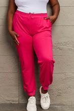 Simply Love Full Size Drawstring Sweatpants Hot Pink Woman Sweatpants