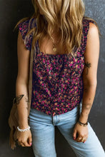 Printed Square Neck Tank Tanks & Camis