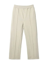 Men's Elastic Waist Pants Beige Woman Sweatpants