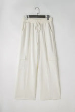 Drawstring High Waist Pants with Pockets Woman Pants
