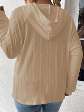 Full Size Drawstring Long Sleeve Hoodie Woman Sweatshirts