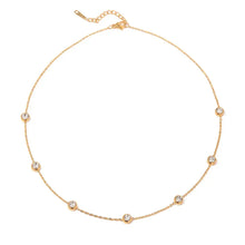 Inlaid Zircon Necklace and Bracelet Jewelry Set Fashion Jewelry