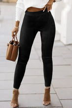 High Waist Skinny Leggings Black Woman Leggings