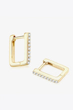 Moissanite Geometric 925 Sterling Silver Earrings Earrings