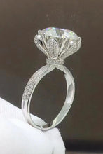 5 Carat Moissanite Side Stone Ring Rings
