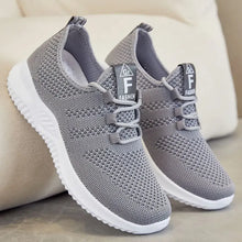 Breathable Mesh Lace Up Athletic Woman Athletic Shoes